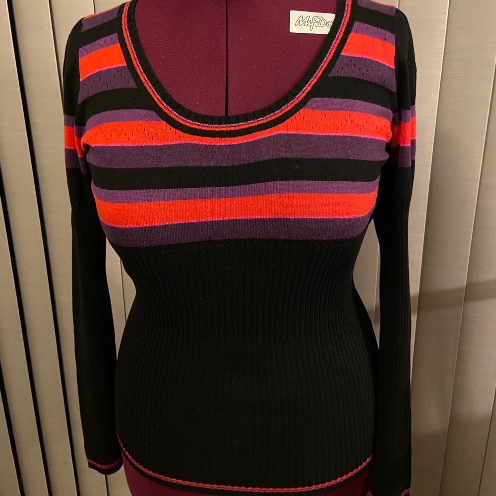 DKNY knit stripe Sweater